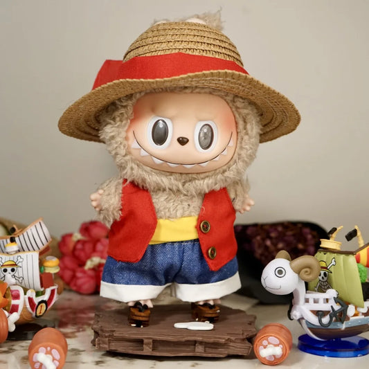 Roupa para Labubu de 15/17 cm Monkey D. Luffy One Piece