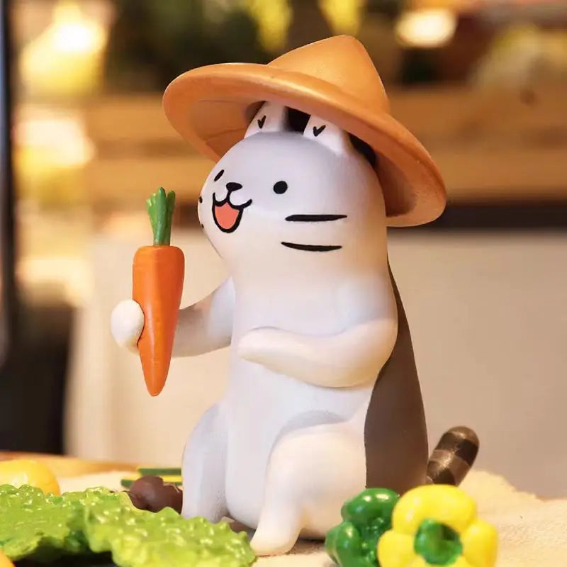 Caixa Surpresa Ms. Cat – Mini Figuras de Gatinhos do Mercado Meow (Colecionável Decorativo)