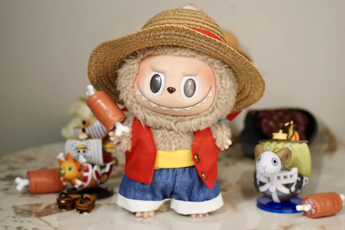 Roupa para Labubu de 15/17 cm Monkey D. Luffy One Piece