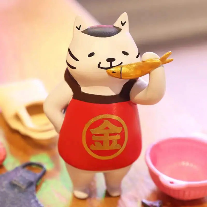 Caixa Surpresa Ms. Cat – Mini Figuras de Gatinhos do Mercado Meow (Colecionável Decorativo)