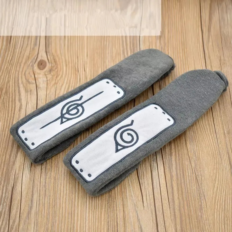 🌀 Faixa Ninja de Algodão Konoha – Cosplay Hatake Kakashi