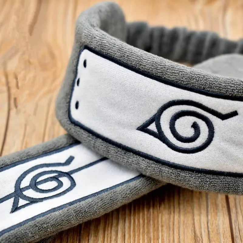 🌀 Faixa Ninja de Algodão Konoha – Cosplay Hatake Kakashi