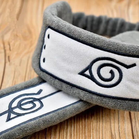 🌀 Faixa Ninja de Algodão Konoha – Cosplay Hatake Kakashi
