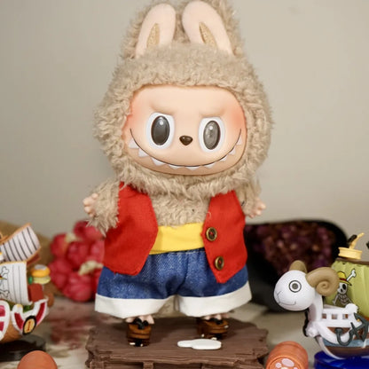 Roupa para Labubu de 15/17 cm Monkey D. Luffy One Piece