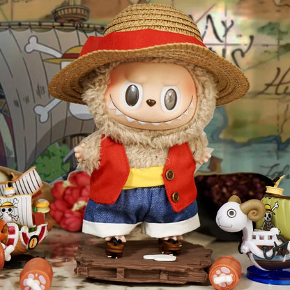 Roupa para Labubu de 15/17 cm Monkey D. Luffy One Piece